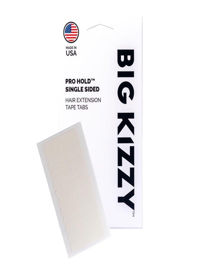 Big Kizzy Single Sided Pro Hold Replacement Tape for Hair Extensions - 5-7+ Weeks of Wear - Strong Hold and Residue Free One Sided Tape for Extensions - 48 Tabs - Made in USA - Image 1