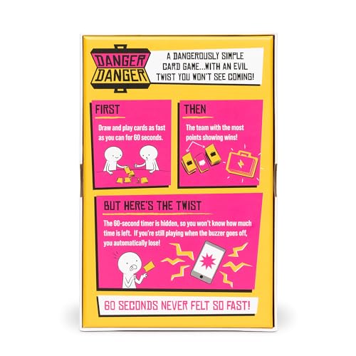 Exploding Kittens Danger Danger 2-8 Players - Ages 7+ - 10 Minutes to Play - Fast Paces Strategic Card Game - Party Game, Family Game Night, Kid and Adult Card Game - Image 4