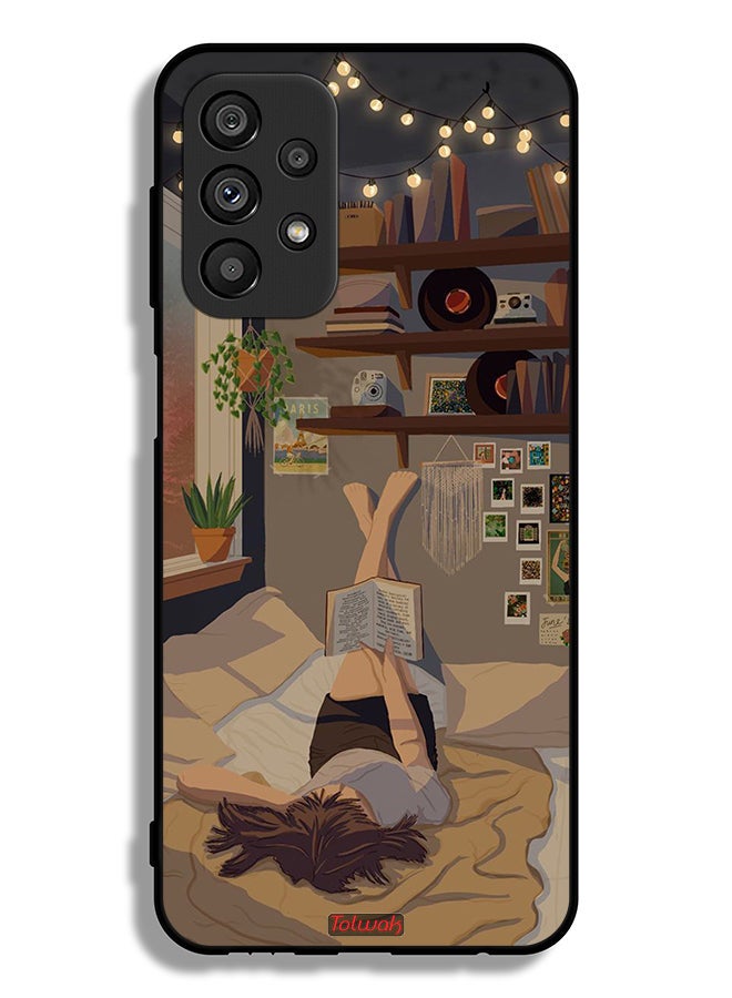 Tolwak Samsung Galaxy A23 5G Protective Case Cover Studying Art - Image 1