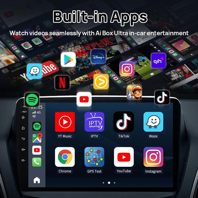 CarlinKit Ai Box CarPlay Android 13.0 for Wired CarPlay and Touchscreen Cars - Image 4