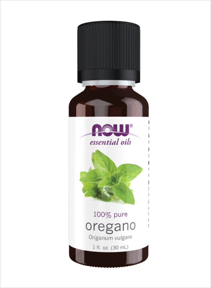 NOW Essential Oils 100% Pure Oregano Oil - Powerful & Herbal, 30ml