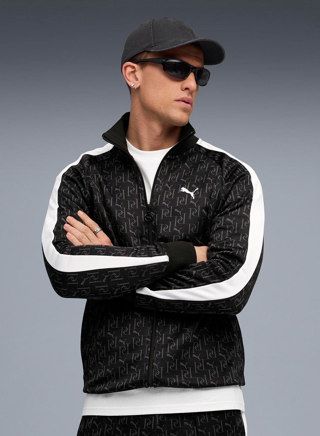 mens puma t7 track jacket