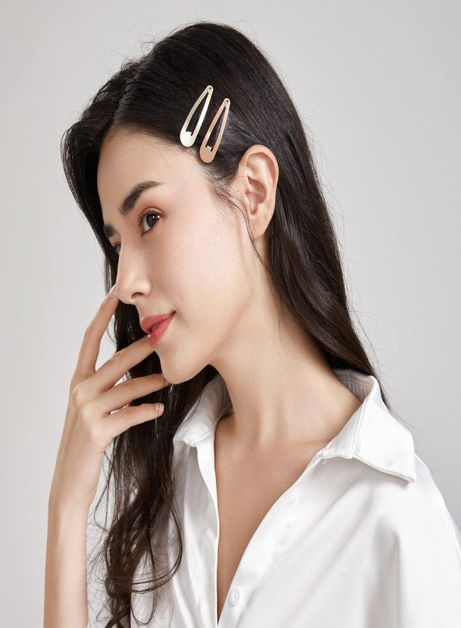 دوفاش مشابك شعر دوفاش سناب، مشابك معدنية 5 سم/2 بوصة، إكسسوارات شعر أساسية، مشابك شعر على شكل نجمة، 12 قطعة (6 قطع شقراء + 6 قطع بنية فاتحة) - Image 4