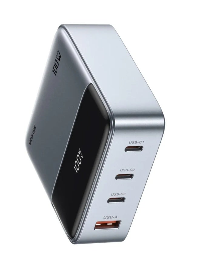 GreenLion Green Lion 100W GanPremium UK Plug Adapter - Image 1