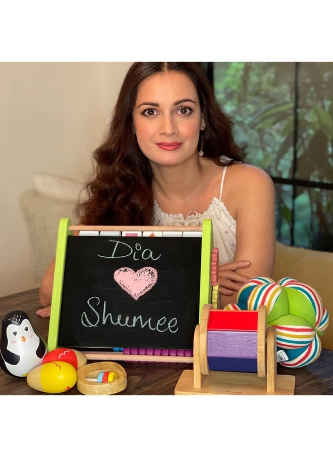 Shumee - shumee 2-in-1 Wooden Lacing & Pegging Toys- Safari Animal Themed | 2 Years+ | Eco Friendly & Safe | Organic & Non Toxic | Focused Play - Image 1