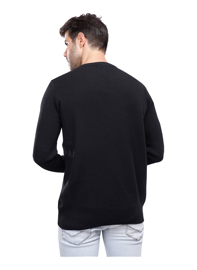 Coup - Coup Regular Fit Basic Pullover For Men Color Black - Image 1