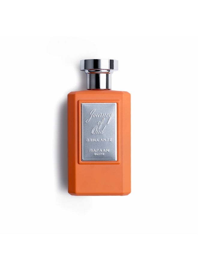 RAFAAN Journey Of Oud – Brillante Eau De Parfum 100ml by Rafaan – Long-Lasting Warm Spicy Woody Perfume for Men - Image 1