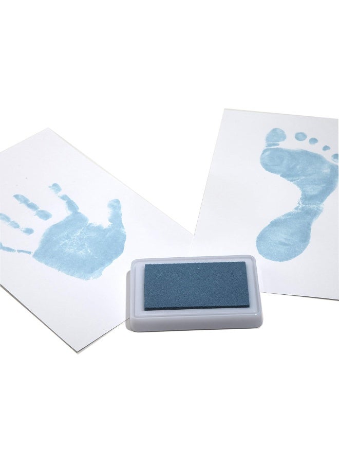 Baby's Touch Baby's Touch Baby Safe Reusable Hand & Foot Print Ink Pads - BLUE - Image 2