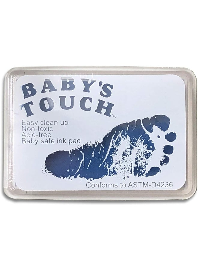 Baby's Touch Baby's Touch Baby Safe Reusable Hand & Foot Print Ink Pads - BLUE - Image 1