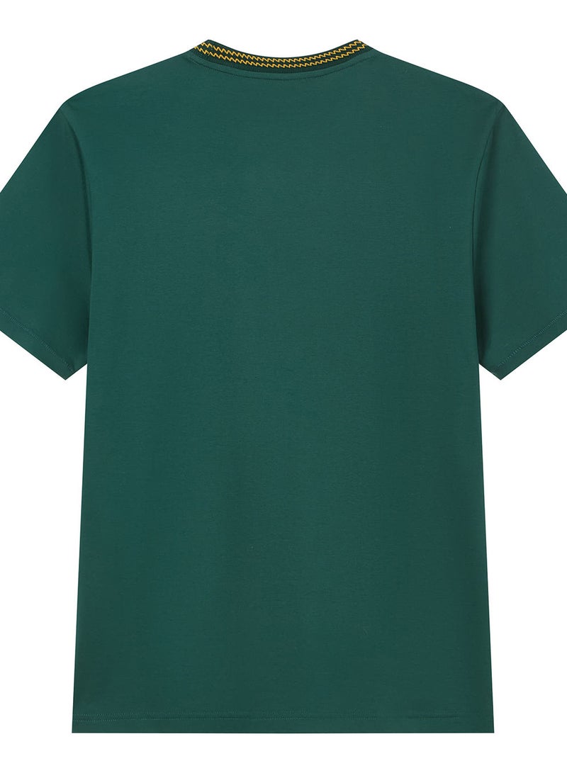 GIORDANO Men's Slim Fit Liquid Touch Cotton Tee - Image 4