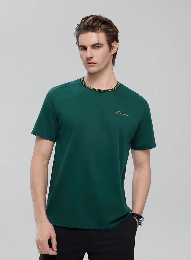 GIORDANO Men's Slim Fit Liquid Touch Cotton Tee