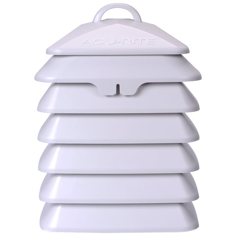 AcuRite 06054M Temperature and Humidity Solar Radiation Shield , White - Image 2