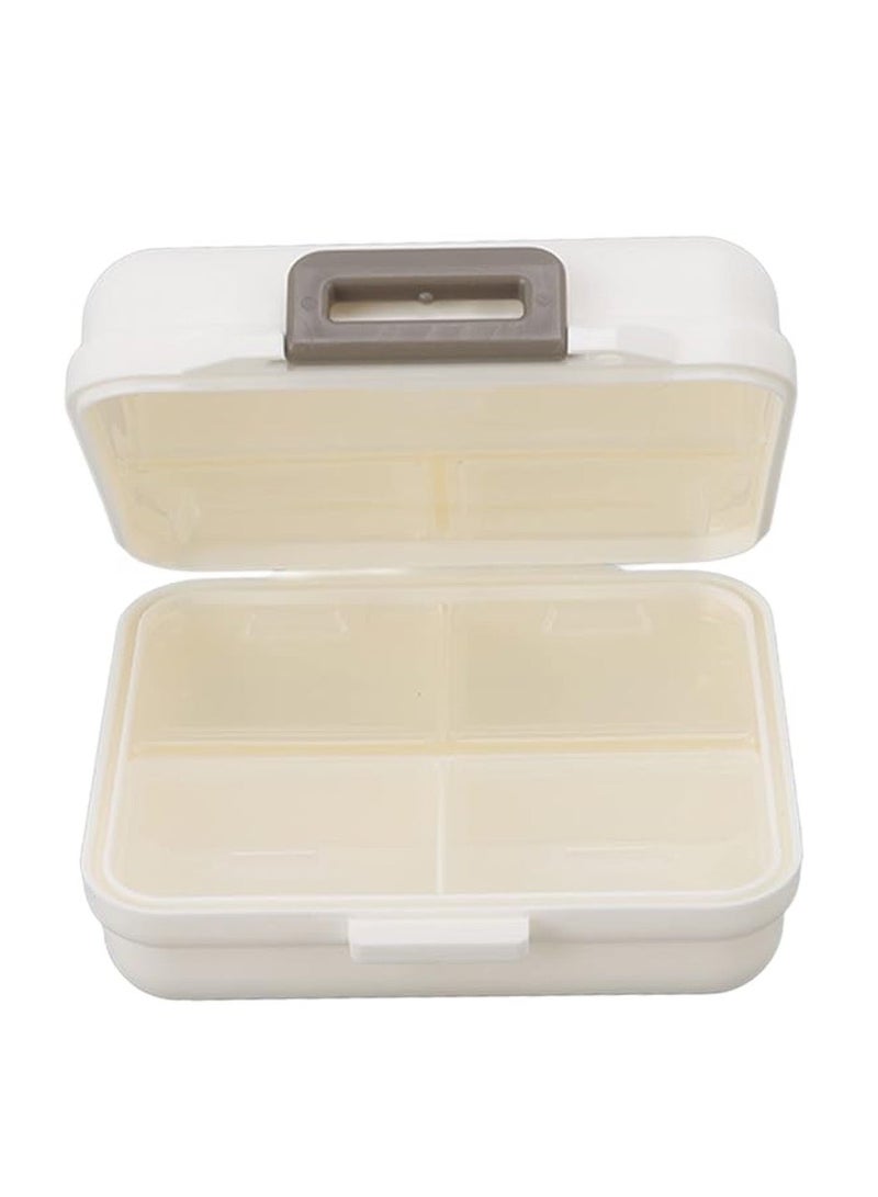 Pills Case 7 Compartments Small Portable PP Material Independent Opening Closing for Home for Travelling - Image 2