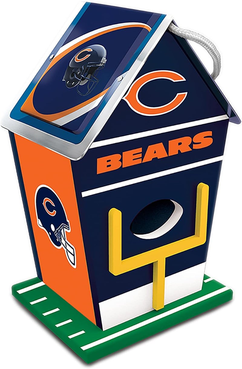 Master Pieces NFL Unisex-Adult 8" x 5" Wood Birdhouse - Image 1