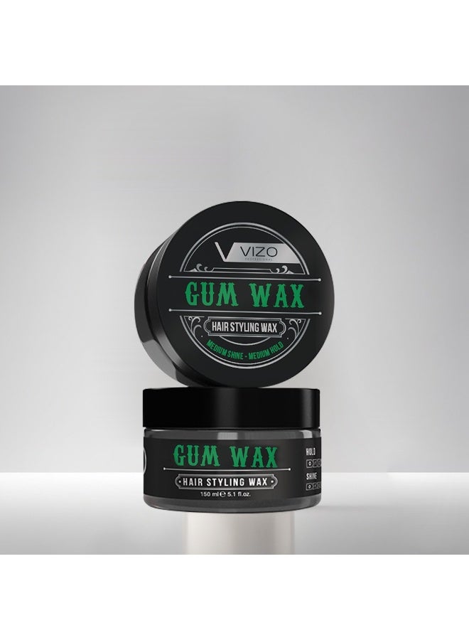 **VIZO Gum Hair Styling Wax 150 ML**  **فيزو جَم واكس لتصفيف الشعر 150 مل**