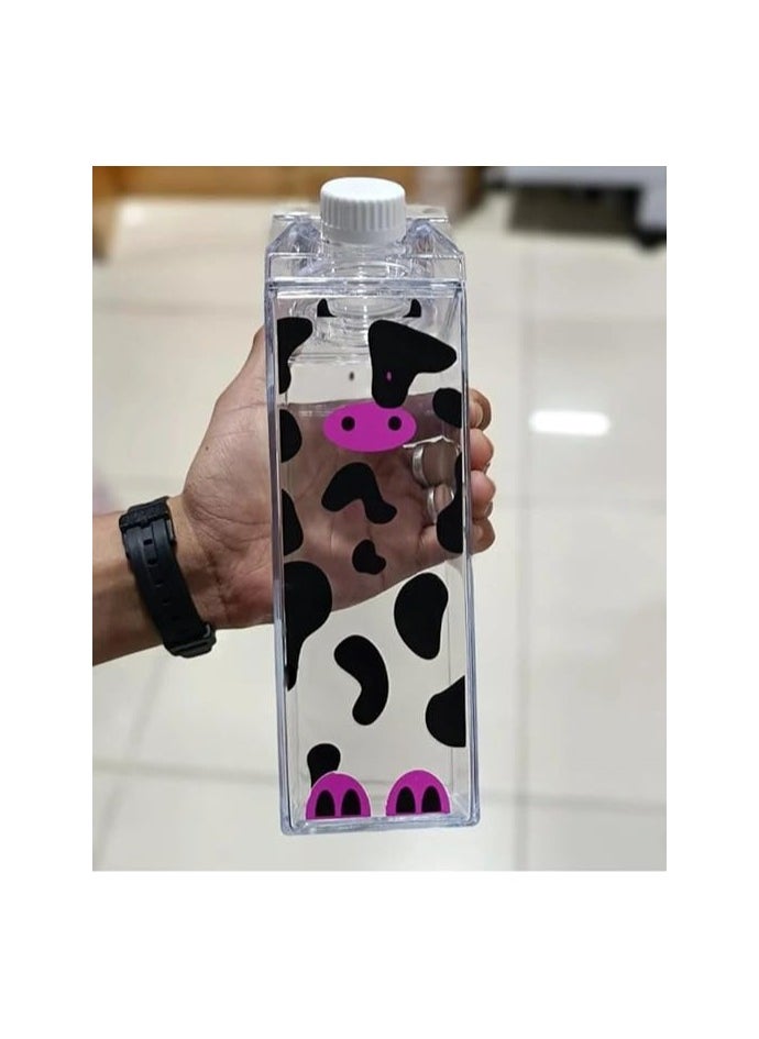 Generic - A portable milk carton water bottle suitable for drinking liquids and juices - 500 ml - in various shapes - Image 1