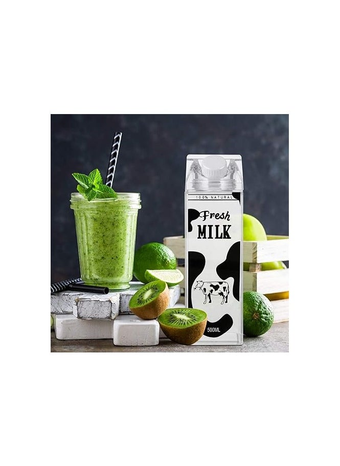 Generic - A portable milk carton water bottle suitable for drinking liquids and juices - 500 ml - in various shapes - Image 1