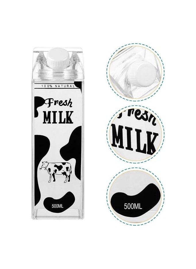 Generic - A portable milk carton water bottle suitable for drinking liquids and juices - 500 ml - in various shapes - Image 1