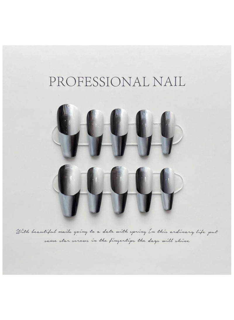 Binzo Beauty Handmade Press On Nails, 10pcs, Nails Art , Acrylic Nails, False Nails, Luxury Collection, Luxury Nails Arts, New Accessories， Wedding Nails，Party Nails. - Image 1