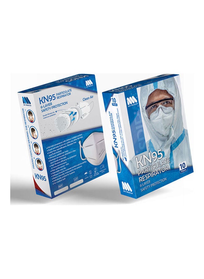 NIBEMINENT KN 95 Face Mask - 6 Layers 10 Pieces - Image 1