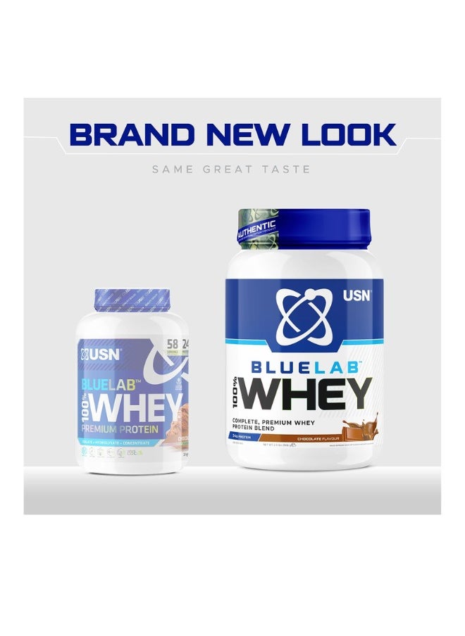USN Blue Lab 100% Whey Premium Protein, Isolate+Hydrolysate+Concentrate, Chocolate Flavour, 2Kg  - Image 2