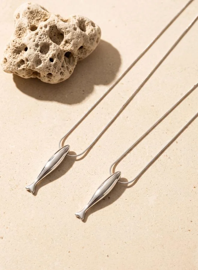 Take Two Fish Pendant Necklace