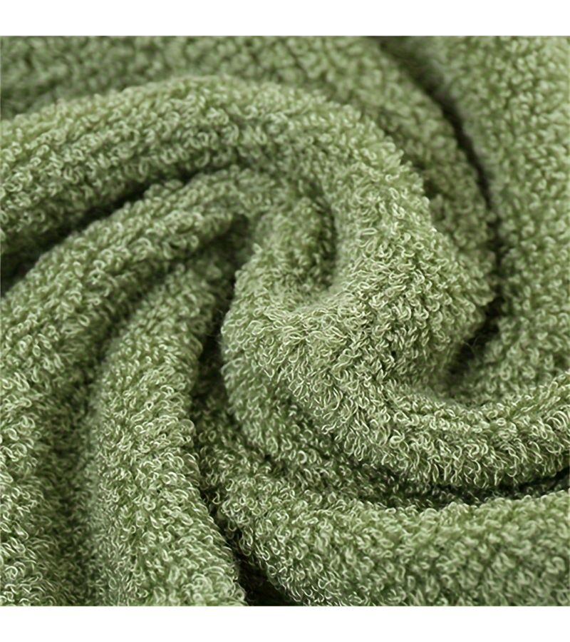 Oversized 27.56x55.12inch BBT Green Embroidered Bamboo Bath Towel Quick Drying Sport Gift - Image 4