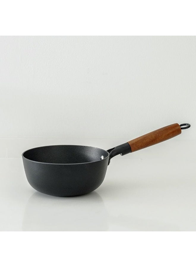 DANUBE HOME Chef'S Delights Light Cast Iron Sauce Pan Durable Non-Stick Perfect For Cooking Sauces Soups And Stews Ideal For Home And Professional Use -18Cm - Image 3