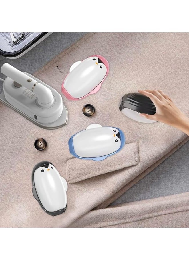 Generic - 3 Pack Penguin Shape Reusable Lint Roller Ball, Penguin Hair Sticky Device, Penguin Sticky Lint Remover, Penguin Hair Sticky Roller, Cute Penguin Lint Roller for Pets, Penguin Pet Hair Remover - Image 1