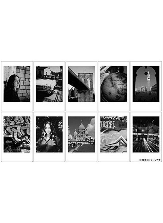 FUJIFILM Instax Mini Instant Film Monochrome 4-Pack Bundle Set, Mono Chrome (10 x 4 = 40) # 337556 for Mini 90 8 70 7s 50s 25 300 Camera SP-1 Printer  - Image 3