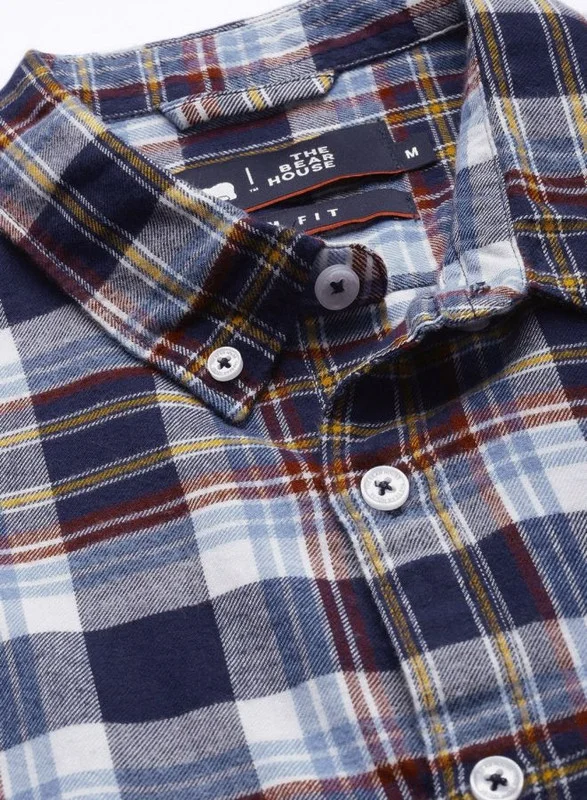 THE BEAR HOUSE Men's Shirt for Casual and Formal Wear | Classic Button-Down Style for Office, Daily Use, Travel, Events & All-Season Outfits | Versatile & Stylish Wardrobe Essential for Every Occasion