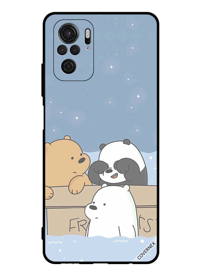 Covernex Protective Case Cover For Xiaomi Redmi Note 10S 4g Bear Friends - Image 1