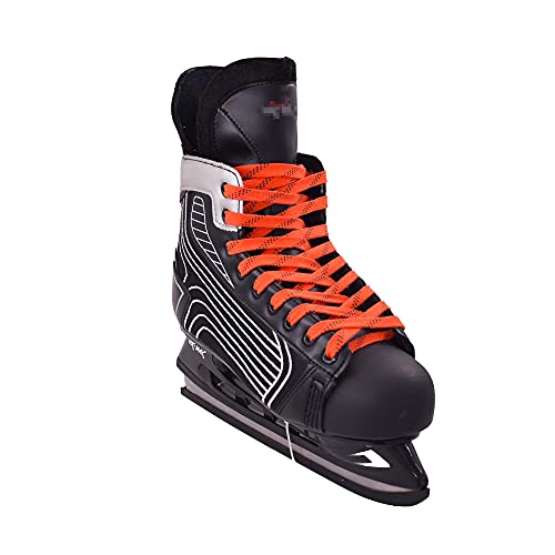 Rollerex Gladiator Waxed Hockey Skate Laces - Pro-Grade Durability & Water-Resistant - Ideal for Ice Hockey, Roller Hockey & Recreational Skating (Highlight Orange, 72") - Image 3