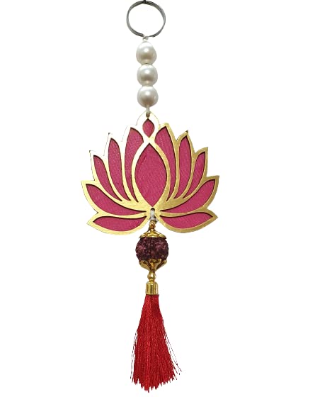 HEGIENES DECOR'S HEGIENES DECORS Lotus Floral Wall Hangings Temple Dcor Pack of 12 Home Office Pooja Room Decoration Item Elegant Auspicious Showpiece Hanging for Home Wedding Festival Dcor - Image 2