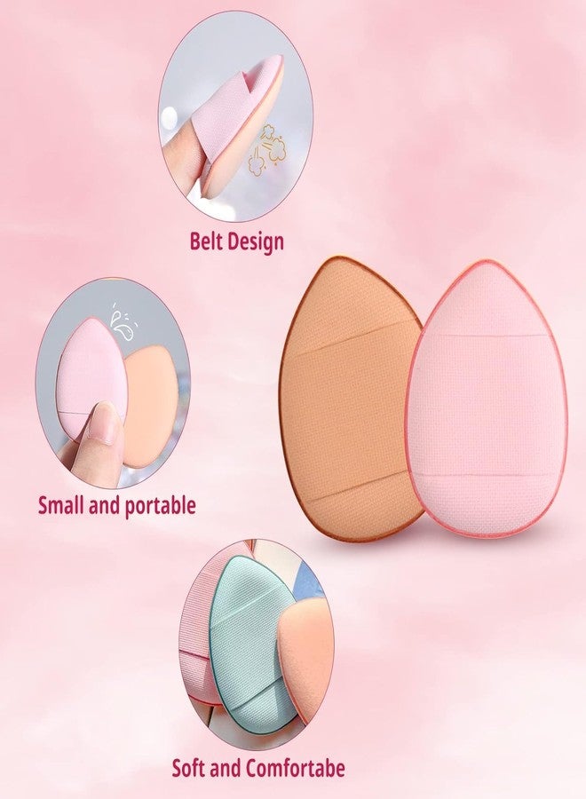 Gonegal 20 Pcs Finger Makeup Puff Soft Cosmetic Blender And Finger Holder Sponge - Image 4
