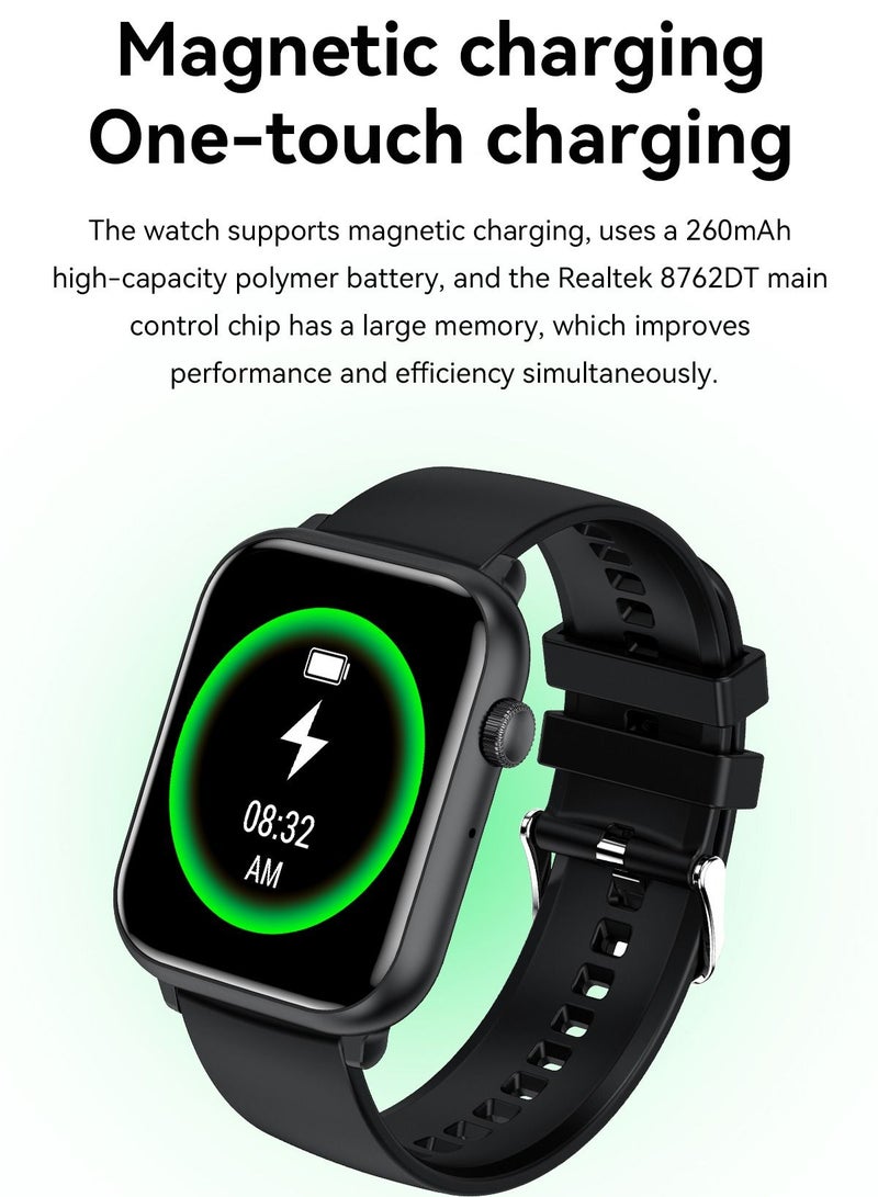 Smart Watch HK27 Amoled 1.78" HD Screen BT Call NFC AI Voice Assistant Health Monitoring Fitness Tracker Men Women Smartwatch - Image 5