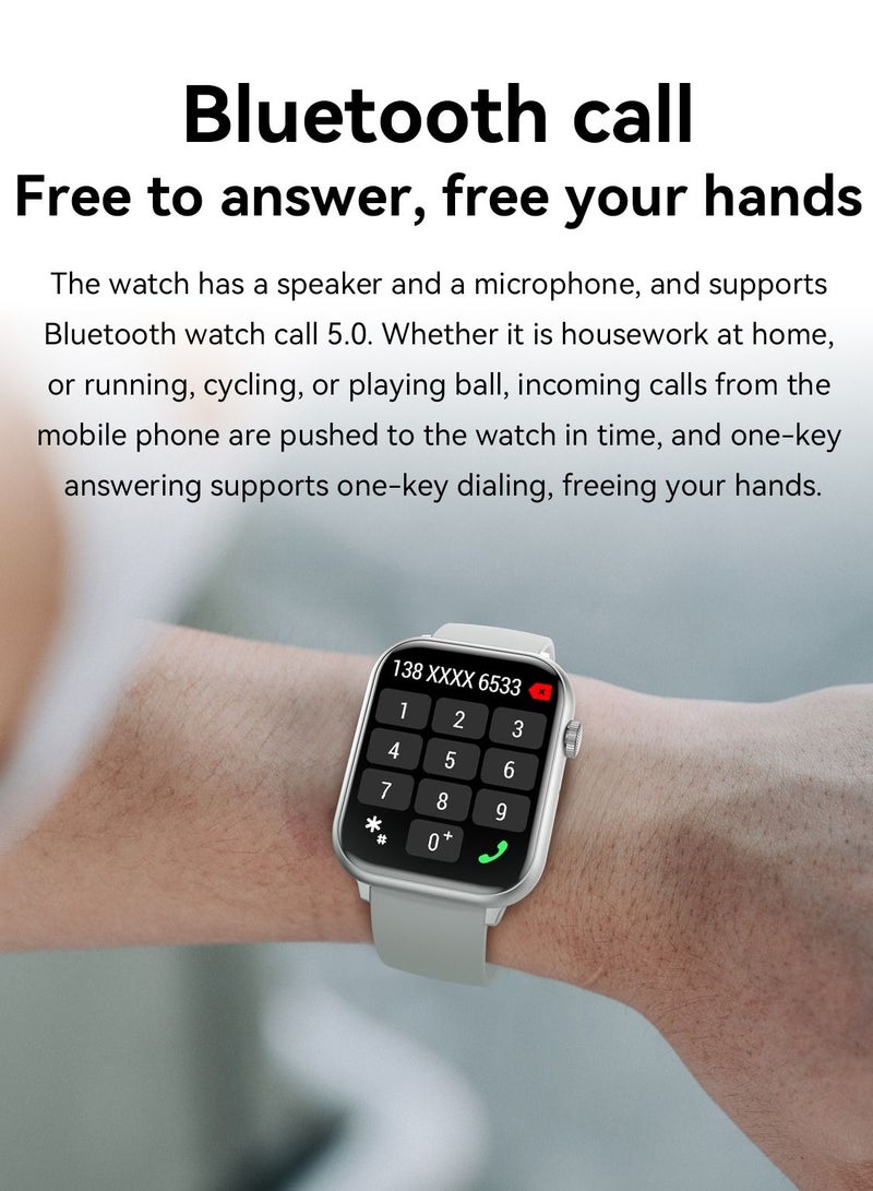 Smart Watch HK27 Amoled 1.78" HD Screen BT Call NFC AI Voice Assistant Health Monitoring Fitness Tracker Men Women Smartwatch - Image 4