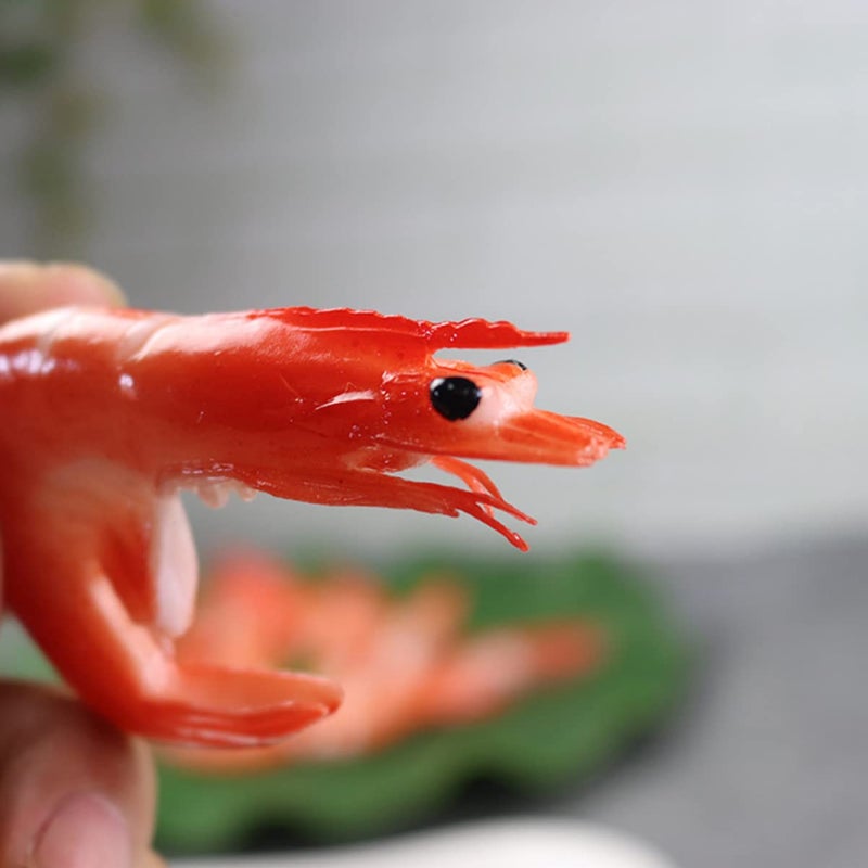 2PCS Realistic Artificial Lobster Photo Props For Nautical Party Decor Food Styling - Image 4