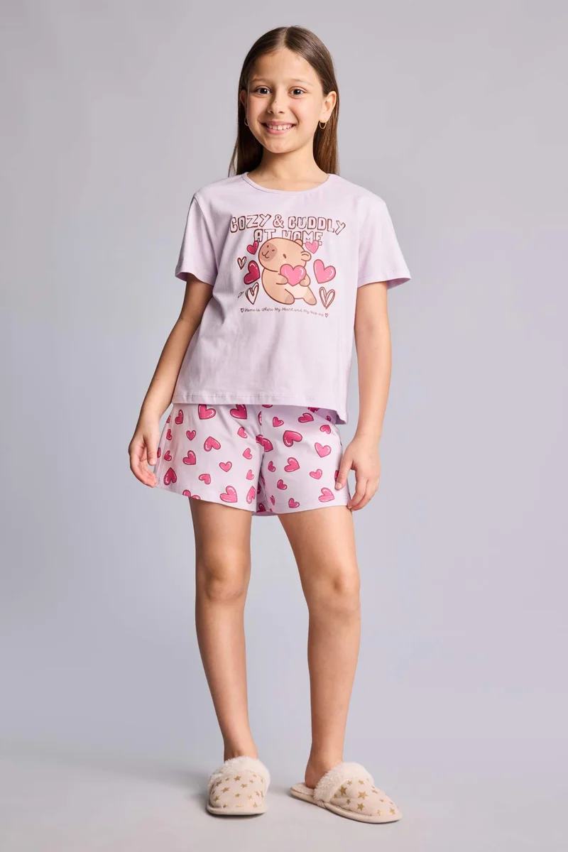 DeFacto 2 piece Regular Fit Knitted Pyjamas