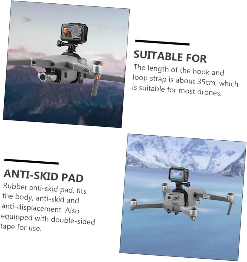 Drone Camera Mount Bracket Stabilizer with Slip Pad Compatible with DJI Mini Pro Air Easy Installation - Image 3