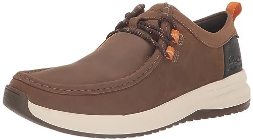 Clarks Men's Wellman Moc Oxford, Cola Leather, 11 - Image 1
