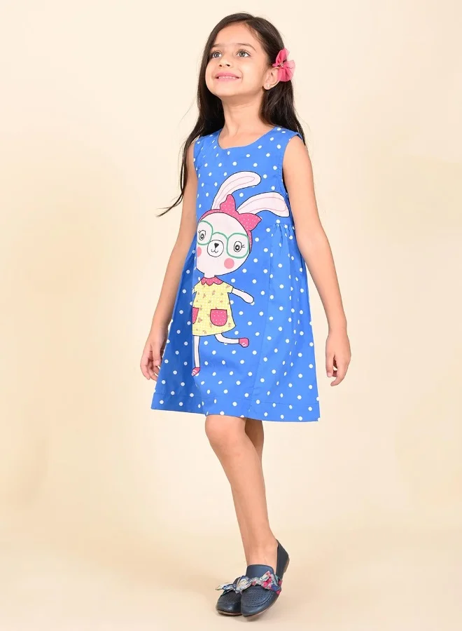 LILPICKS Bunny Print Dress