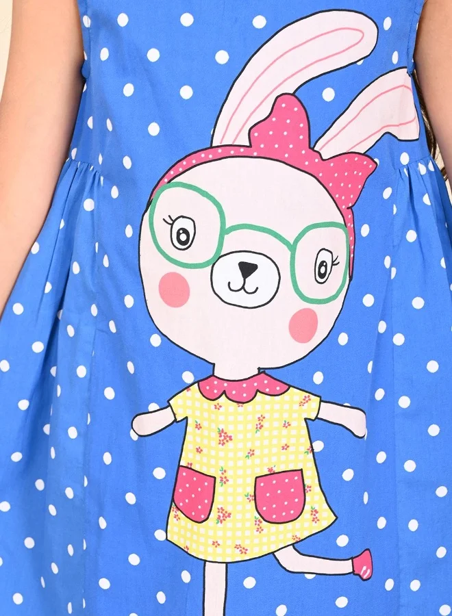 LILPICKS Bunny Print Dress