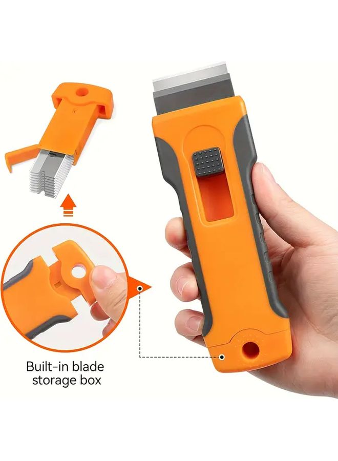 Multifunctional Ceramic Scraper With 10 Blades Remove Stubborn Stains Tile Grouting Wall Cleaning - Image 3