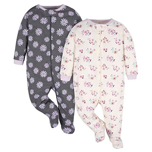 Gerber Baby Girls 2Pack Sleep N Play Lavender 36 Months - Image 1