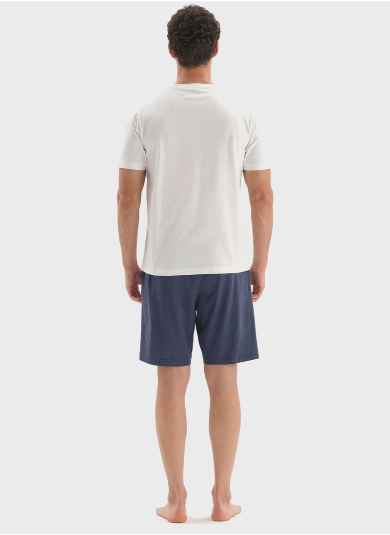 dagi - Nightwear T-Shirt & Short Set - Image 1