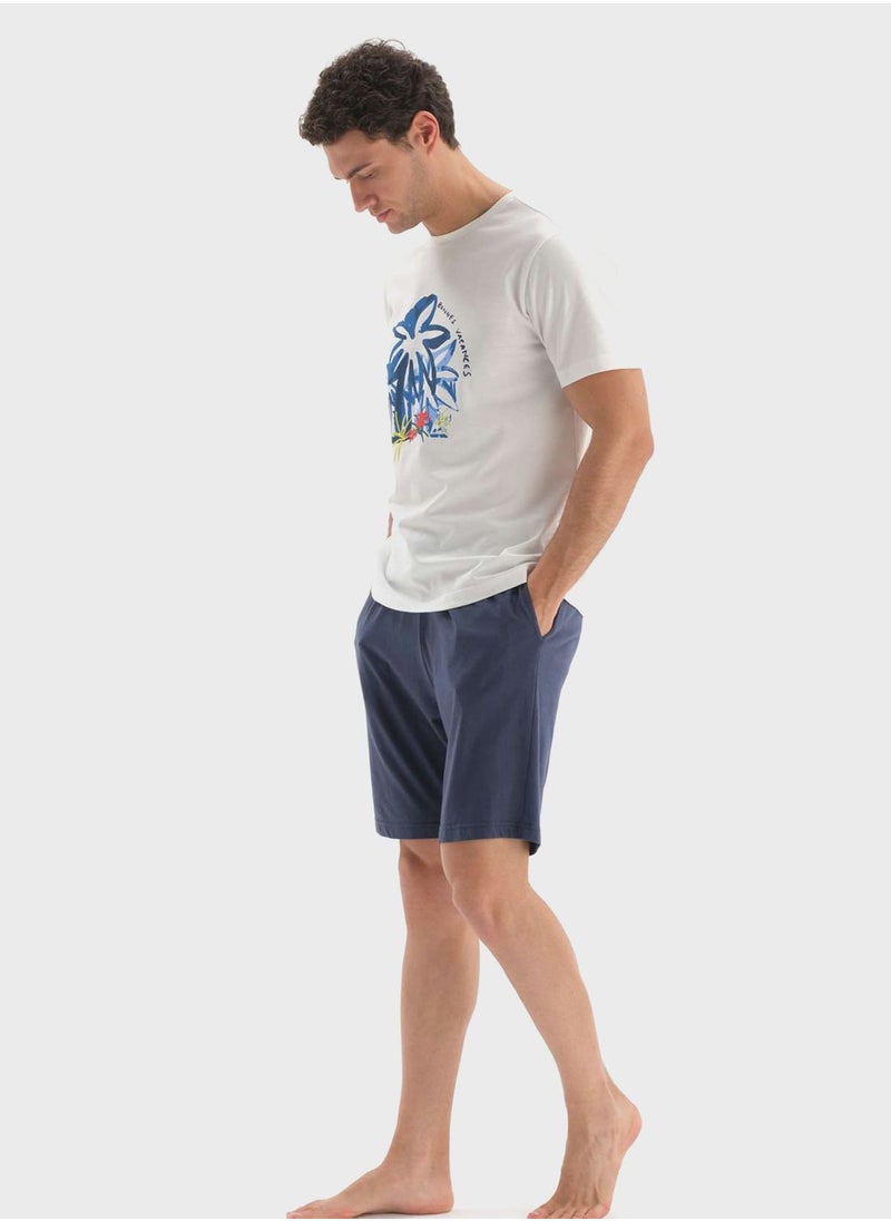 dagi - Nightwear T-Shirt & Short Set - Image 1