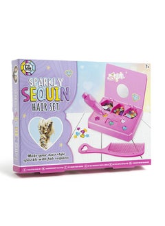 RMS Gl Sequin Hair Set – Sparkly Hair Accessory Kit For Girls – Includes Applicator, Sequins, And More  - Image 1