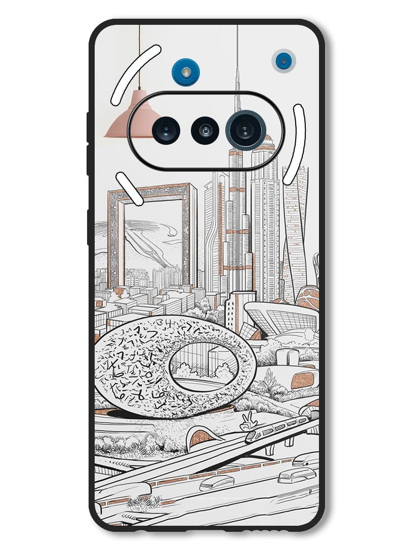 Theodor Case Compatible with Nothing Phone 3a Protection Shockproof Bumper Cover I'm original - Image 1