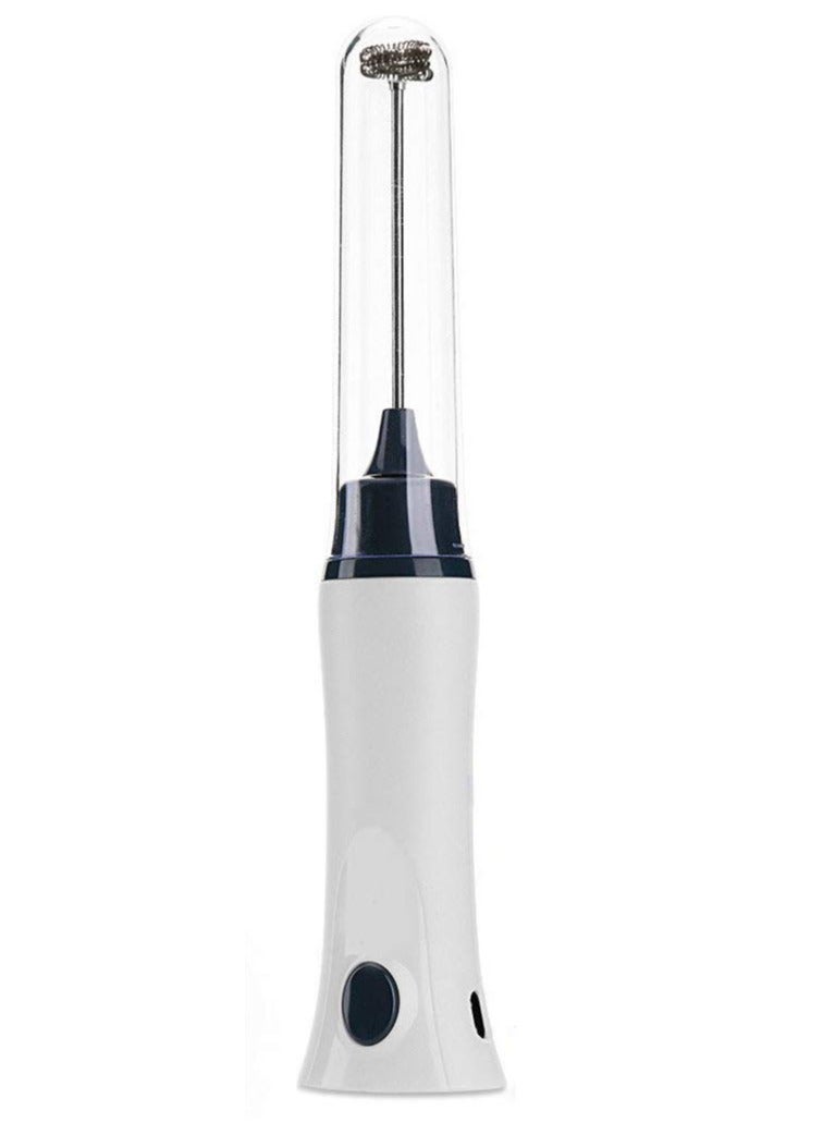 general Rechargeable Eggbeater Handheld Stainless Milk Frother Foamer Blender Coffee Mixer with Charging Cable - Image 1